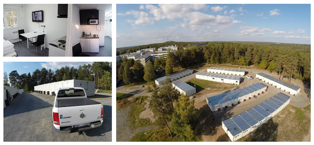 Collage of student housing in Luleå Municipality