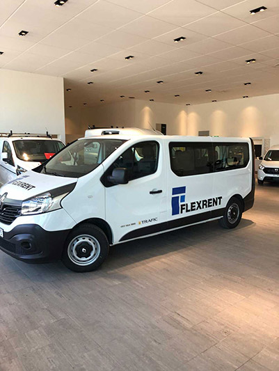 Flexrent van white